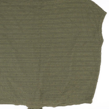 New Look Womens Green  Knit Pullover Jumper Size L