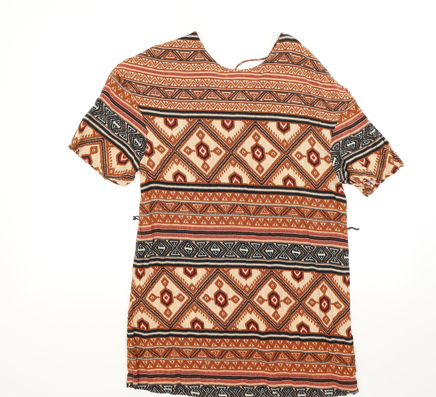 TU Womens Brown   T-Shirt Dress  Size 8