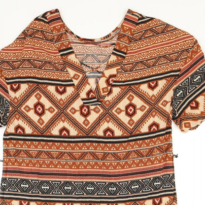 TU Womens Brown   T-Shirt Dress  Size 8