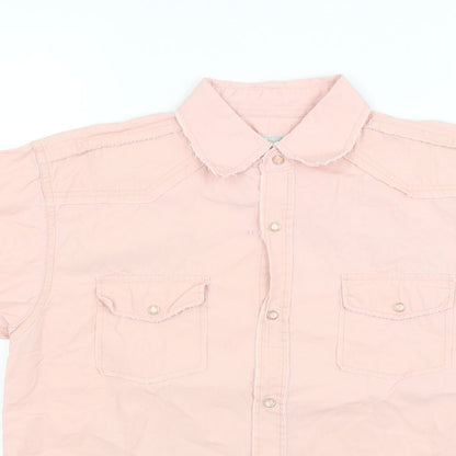 Haywire Boys Pink   Basic Button-Up Size 11-12 Years