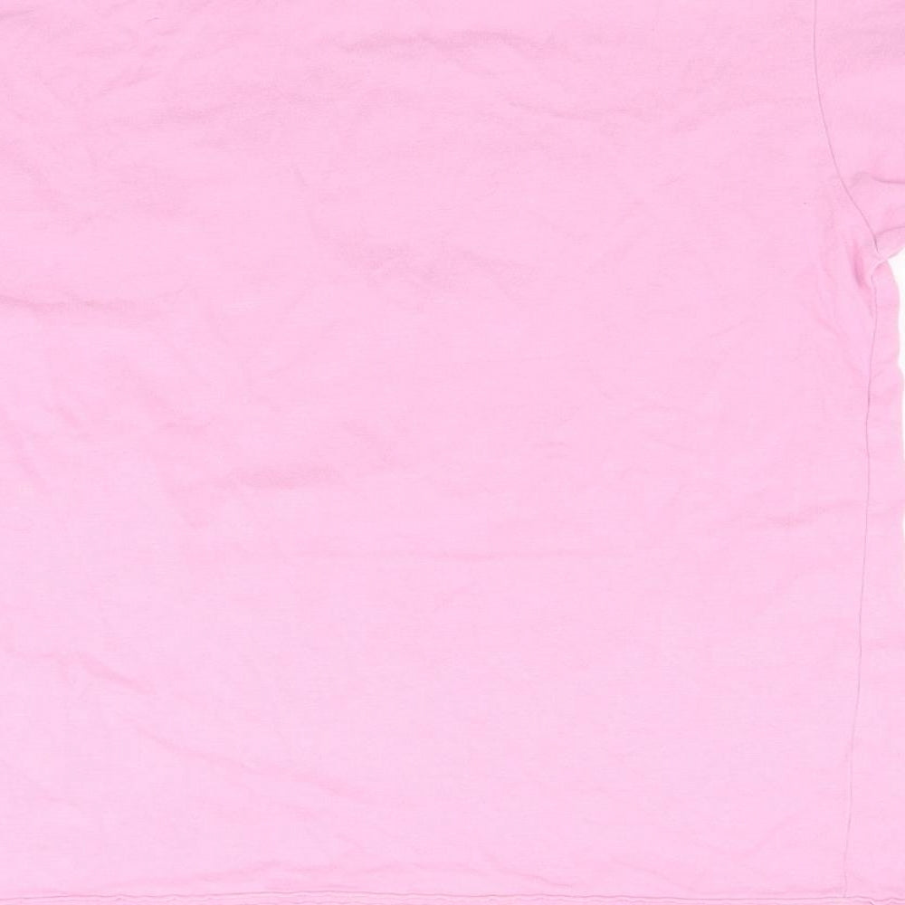 Next Boys Pink  Jersey Basic T-Shirt Size 10 Years