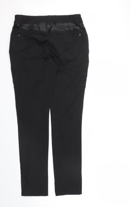 BAF Womens Black   Trousers  Size 10 L28 in - pocket detail