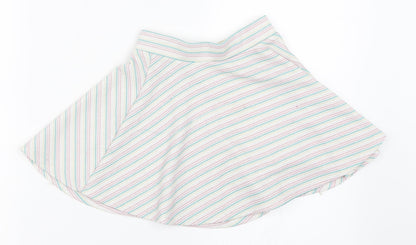 Matalan Girls Ivory   Skater Skirt Size 6 Years