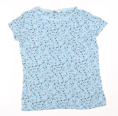Marks & Spencer Womens Blue Solid  Top Pyjama Top Size 14