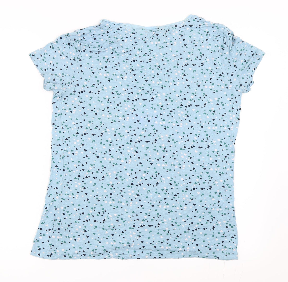 Marks & Spencer Womens Blue Solid  Top Pyjama Top Size 14