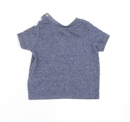 F&F Boys Blue   Basic T-Shirt Size 3-6 Months