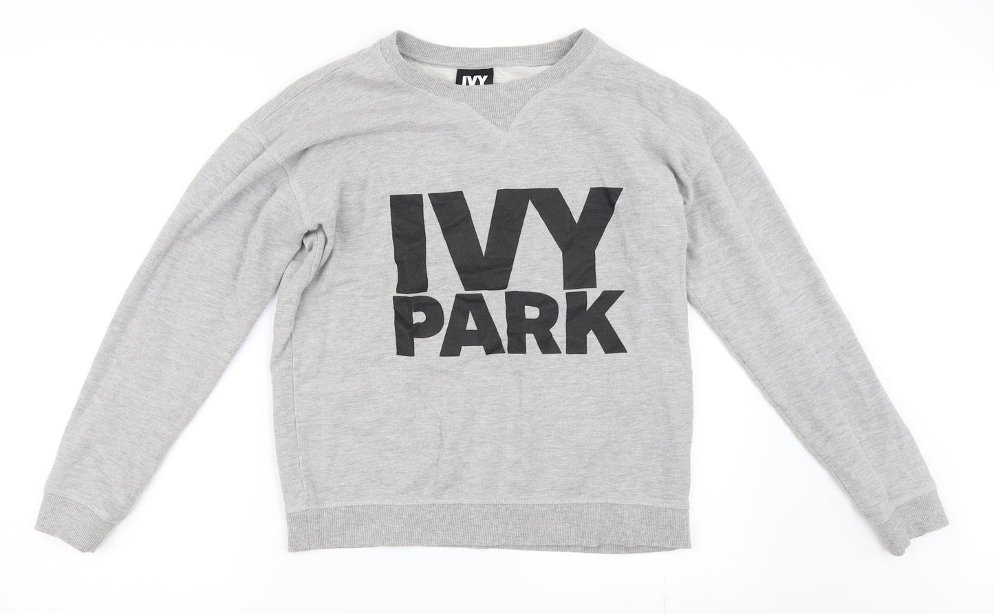 IVY PARK Womens Grey   Pullover Sweatshirt Size S