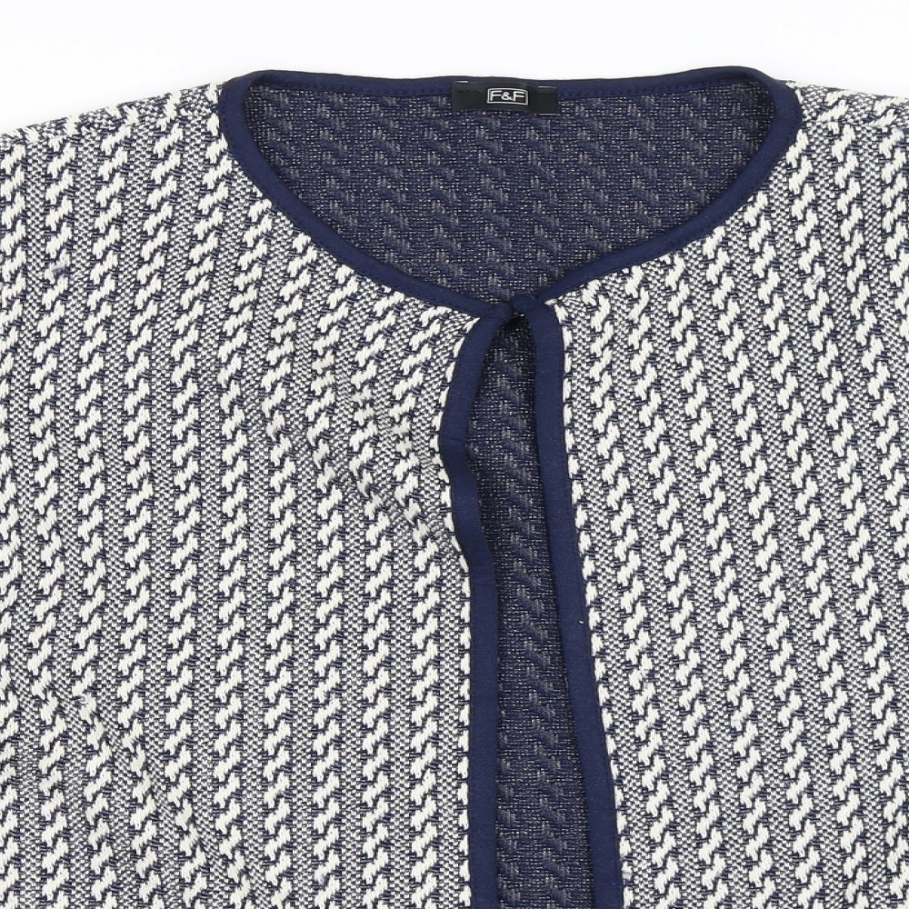 F&F Womens Blue   Cardigan Jumper Size 12