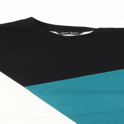 SheIn Womens Blue   Basic T-Shirt Size M