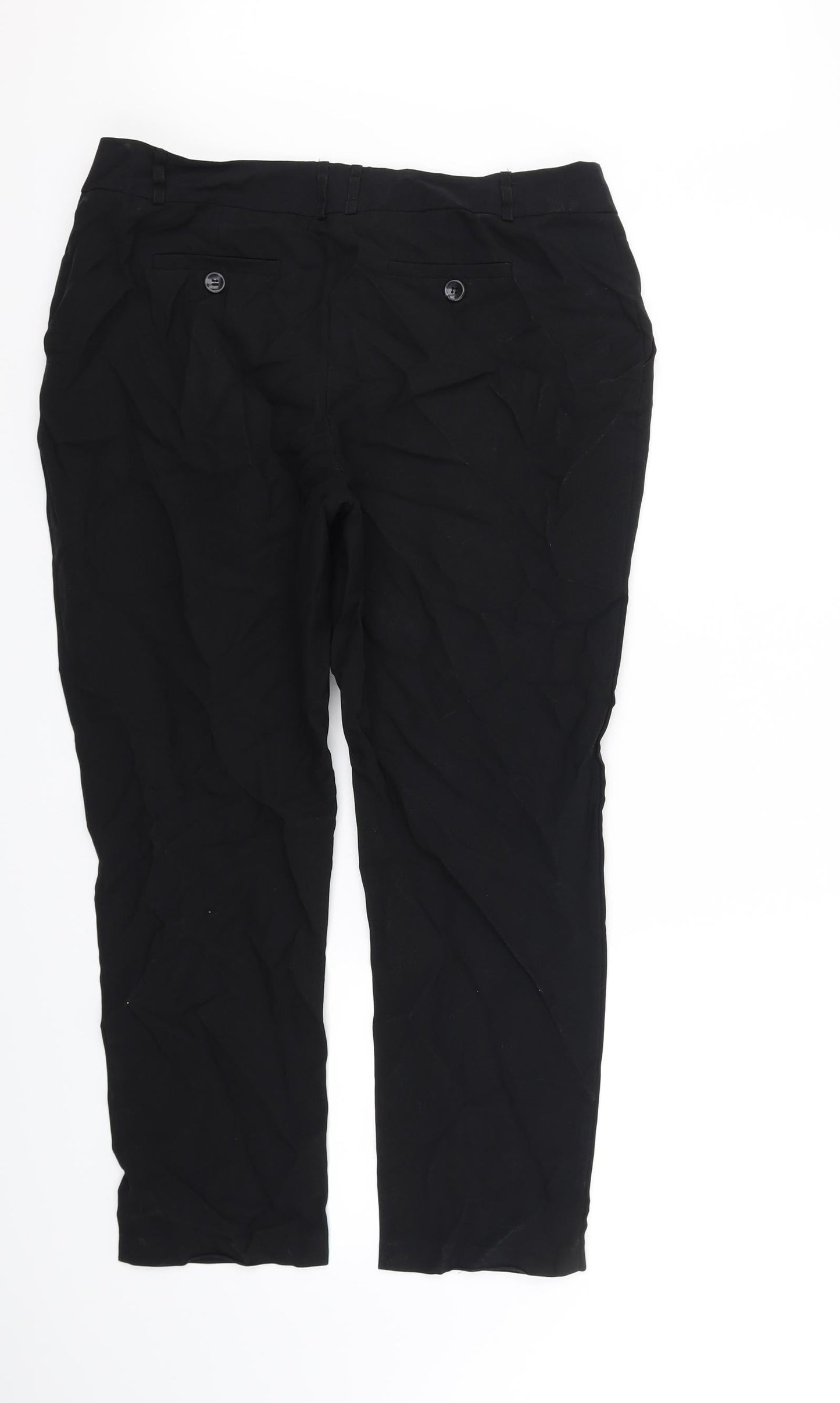 Womens UK Size 14 Atmosphere Regular Fit  Black Trousers