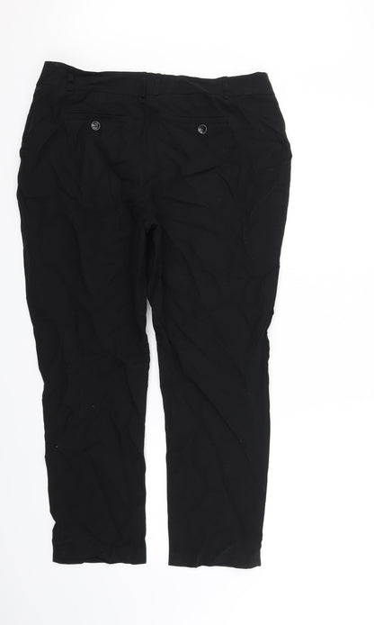 Womens UK Size 14 Atmosphere Regular Fit  Black Trousers