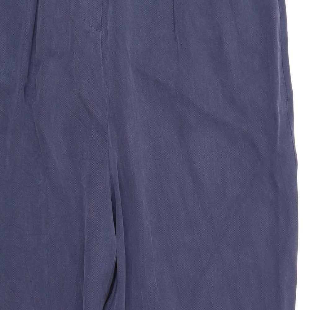 Marks and Spencer Womens Blue   Trousers  Size 14 L33 in