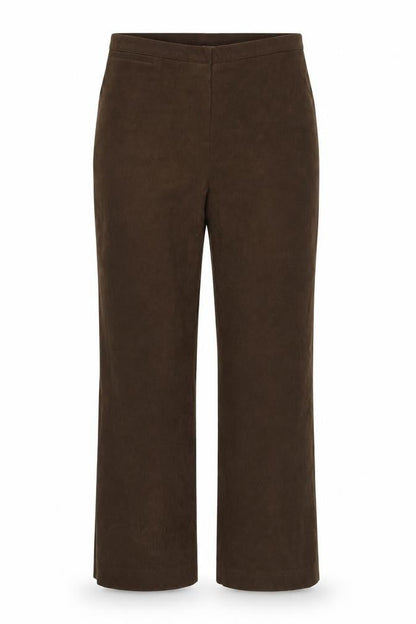 Womens UK Size 14 Preworn Regular Fit  Brown Trousers