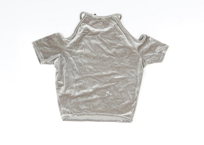 New Look Girls Grey   Basic Tank Size 12-13 Years