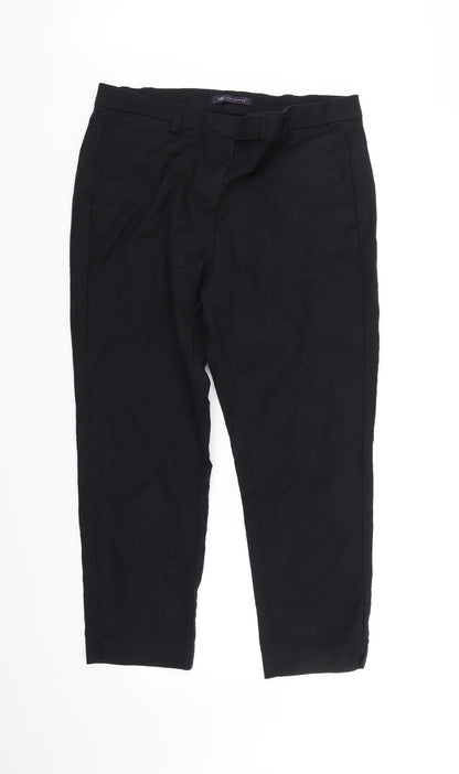 Womens UK Size 14 Marks and Spencer Regular Fit  Blue Trousers