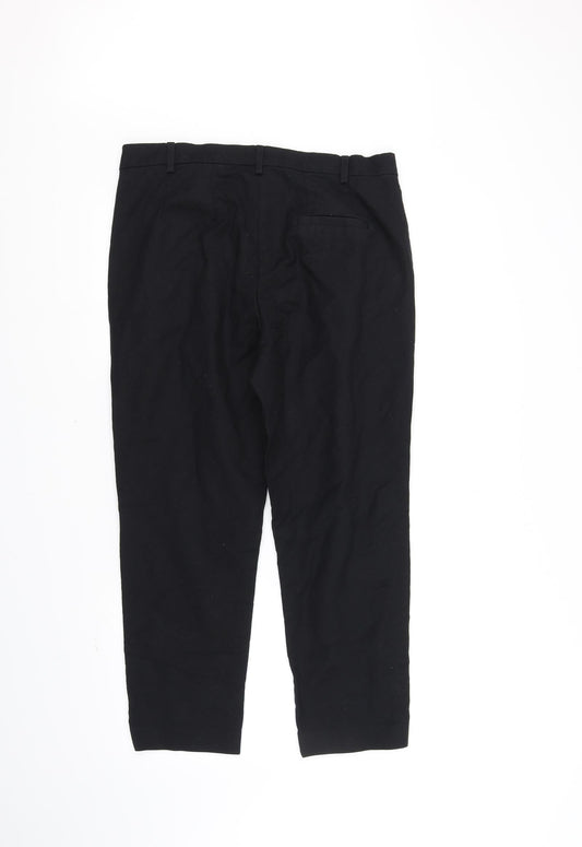 Womens UK Size 14 Marks and Spencer Regular Fit  Blue Trousers