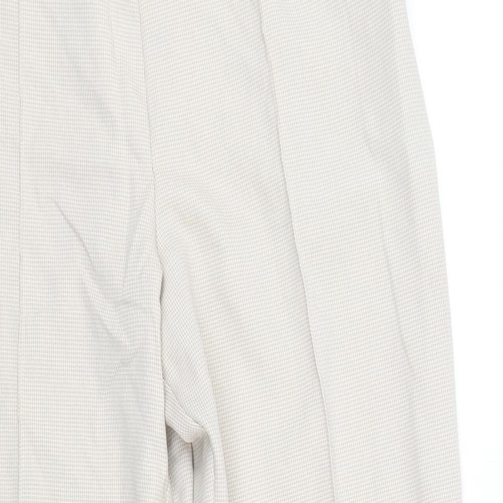 Womens UK Size 14 Marks and Spencer Regular Fit  Beige Trousers