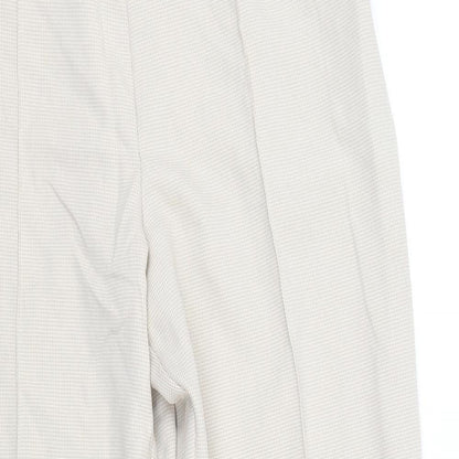 Womens UK Size 14 Marks and Spencer Regular Fit  Beige Trousers