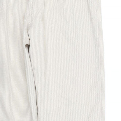 Womens UK Size 14 Marks and Spencer Regular Fit  Beige Trousers