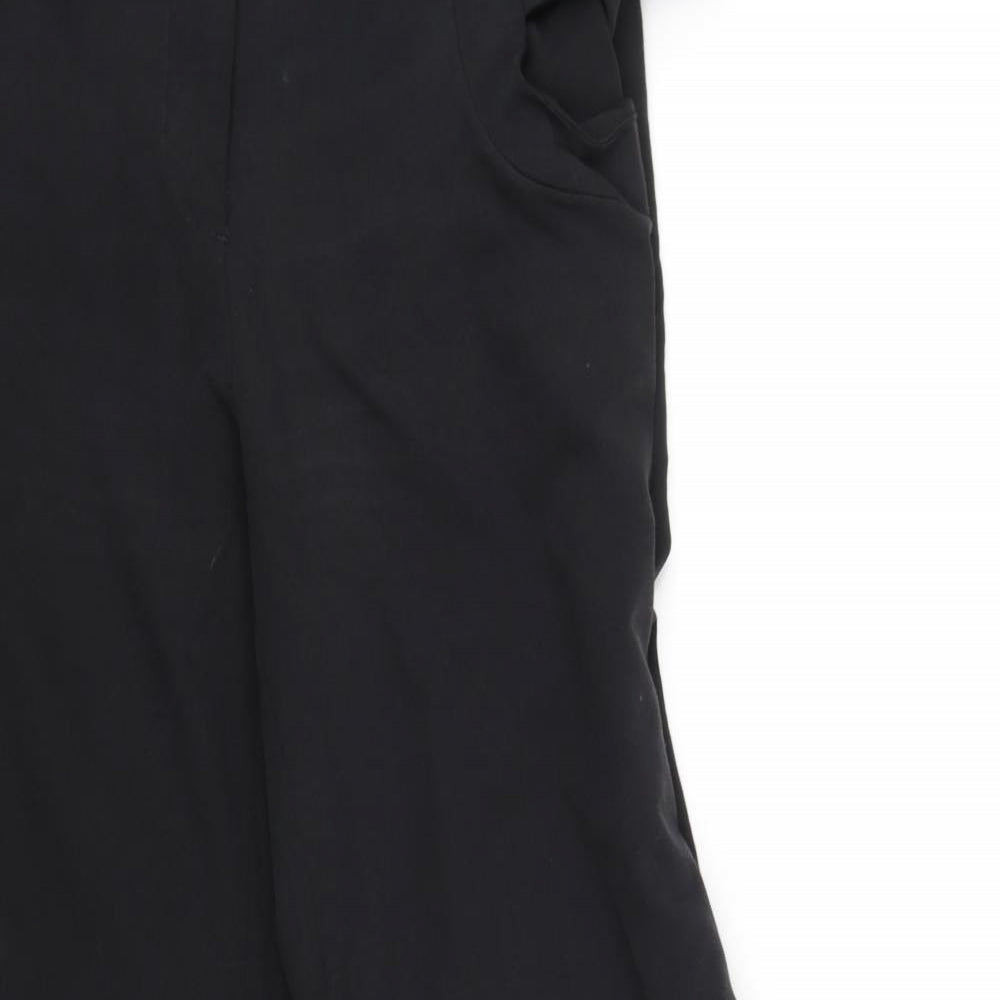 Womens UK Size 12 ASOS Regular Fit  Black Trousers
