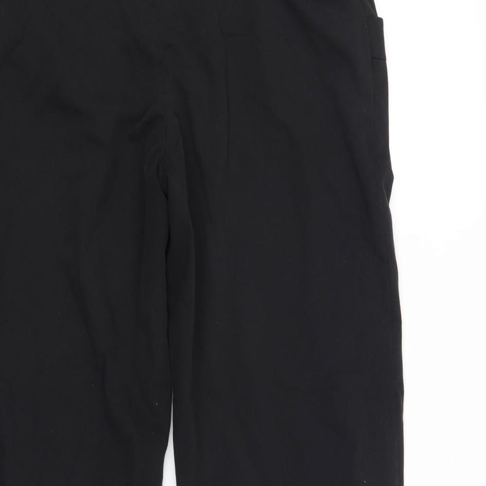 Womens UK Size 12 ASOS Regular Fit  Black Trousers