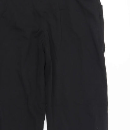 Womens UK Size 12 ASOS Regular Fit  Black Trousers