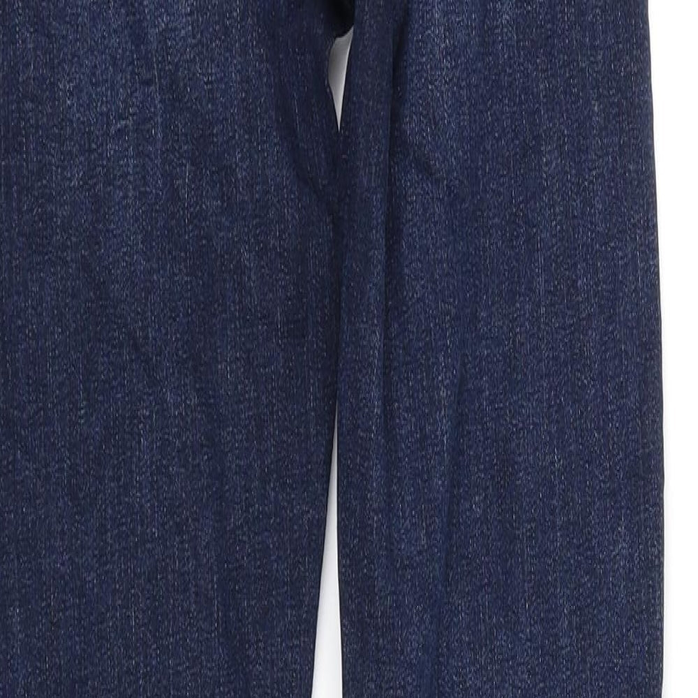 Denim & Co. Womens Blue   Straight Jeans Size 8 L28 in