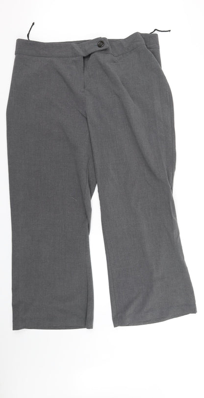 Try 1 clothing Mens Grey   Trousers  Size 22 L32 in