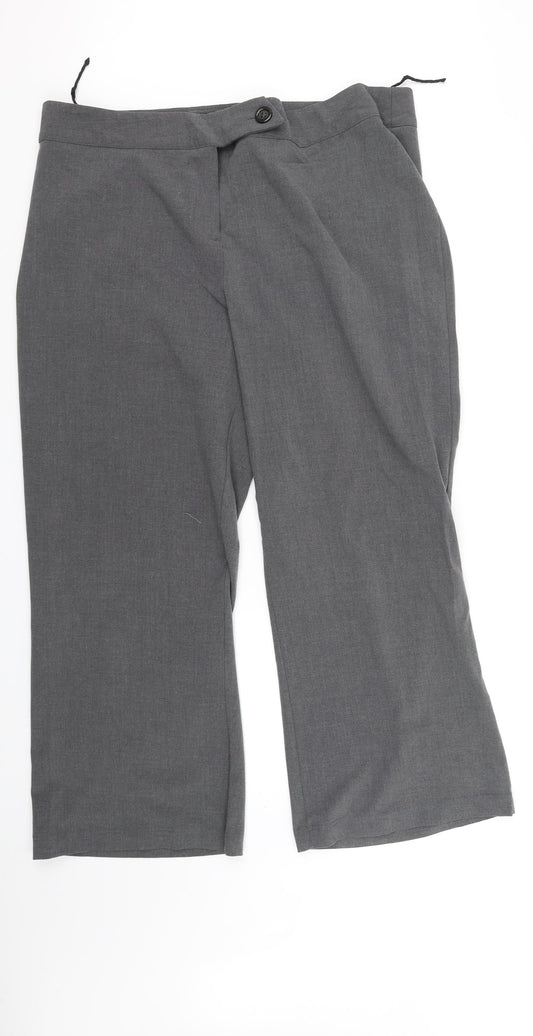 Try 1 clothing Mens Grey   Trousers  Size 22 L32 in