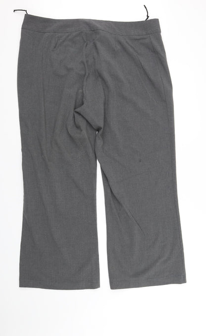 Try 1 clothing Mens Grey   Trousers  Size 22 L32 in
