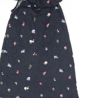 H&M Girls Blue Floral  Fit & Flare  Size 11-12 Years