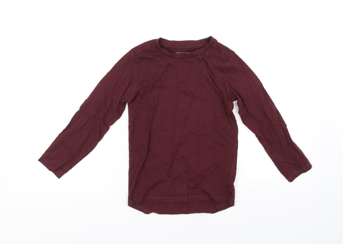 Next Boys Purple   Basic T-Shirt Size 5 Years