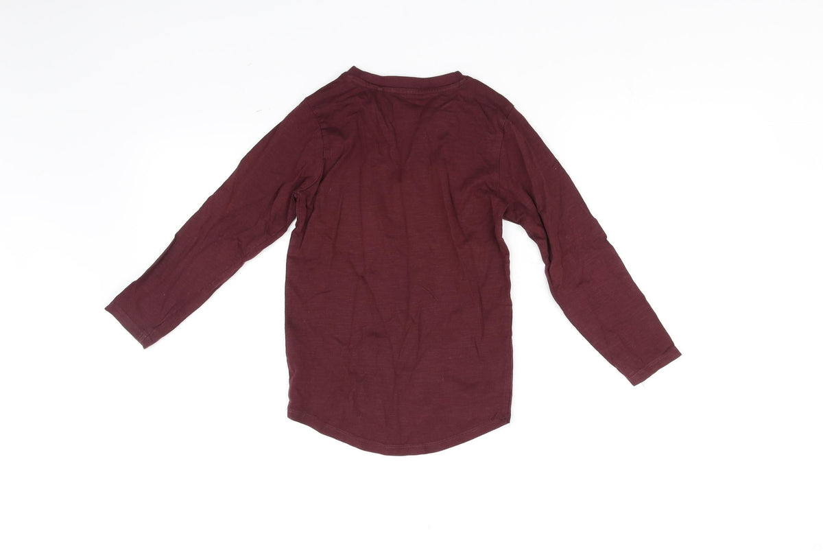 Next Boys Purple   Basic T-Shirt Size 5 Years