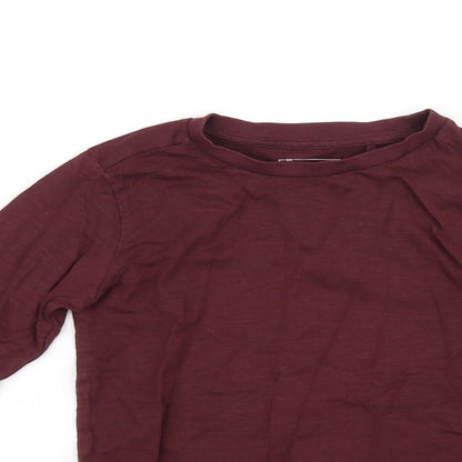 Next Boys Purple   Basic T-Shirt Size 5 Years