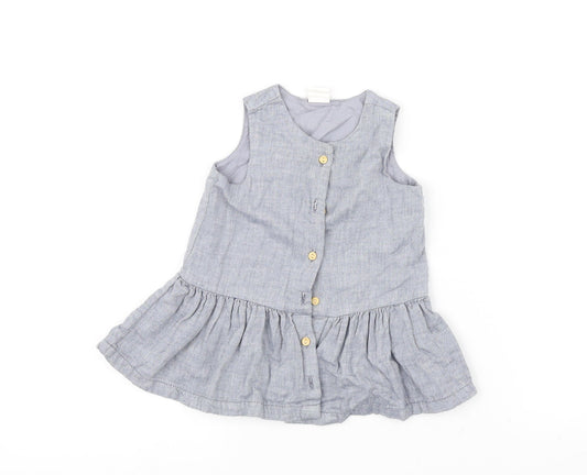 H&M  Grey   Fit & Flare  Size 6-9 Months