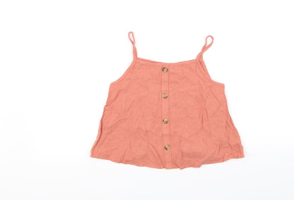 Primark Girls Pink   Basic T-Shirt Size 10-11 Years