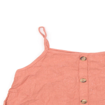 Primark Girls Pink   Basic T-Shirt Size 10-11 Years