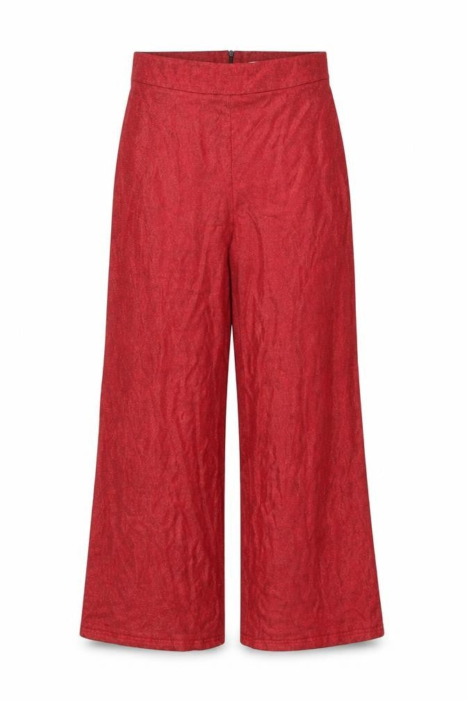 Womens UK Size L Cherry Koko Regular Fit  Red Trousers