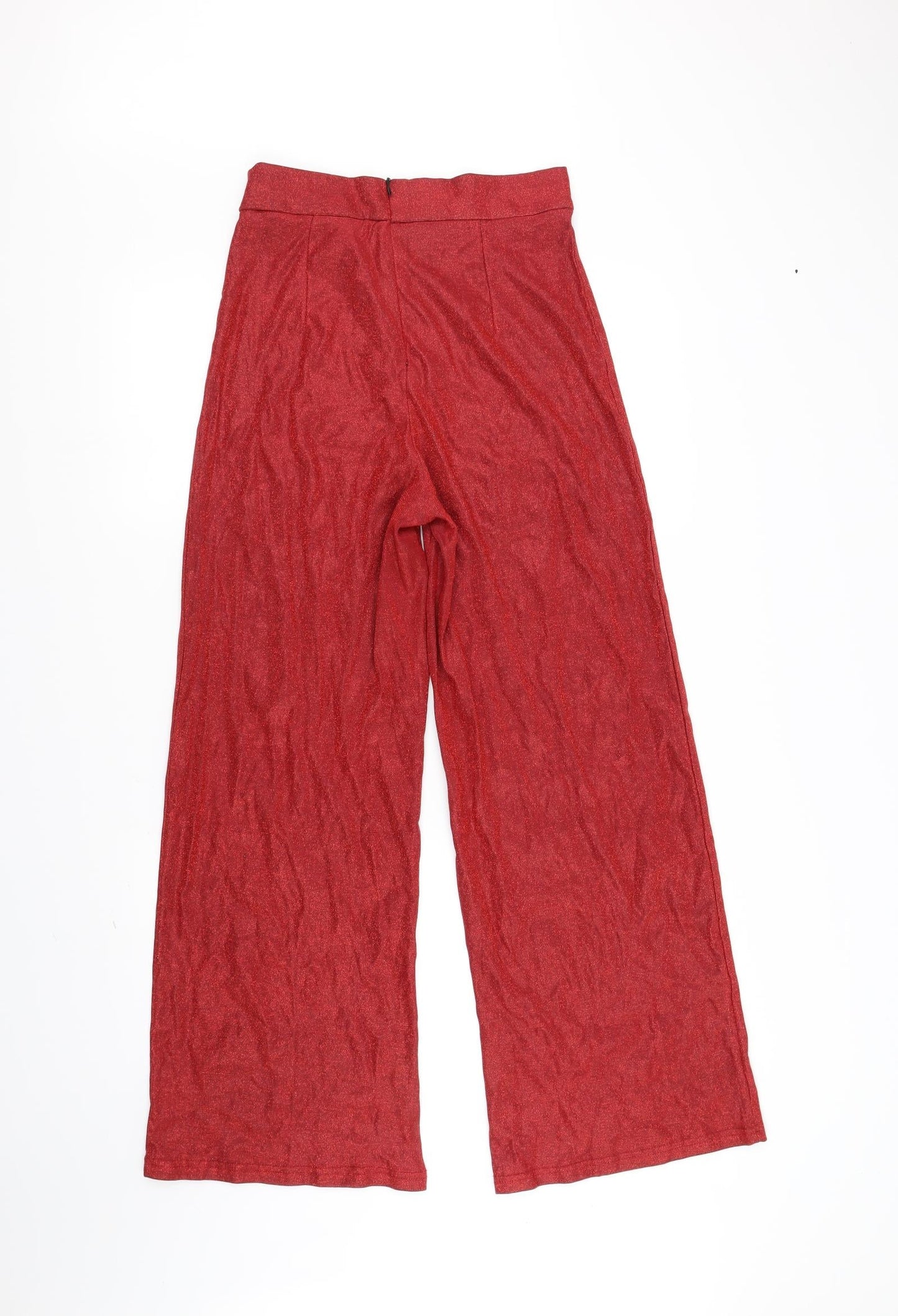 Womens UK Size L Cherry Koko Regular Fit  Red Trousers