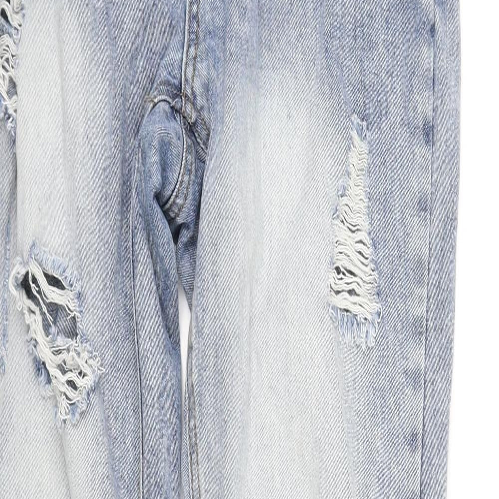 Blonde + Blonde Womens Blue   Straight Jeans Size 10 L33 in