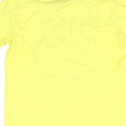 rebal Girls Yellow   Basic T-Shirt Size 7-8 Years