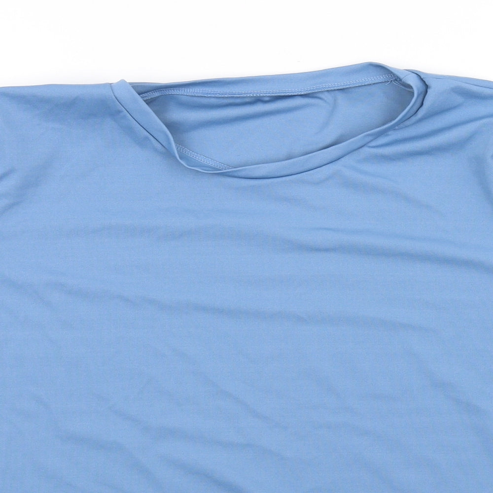 Boohoo Womens Blue   Basic T-Shirt Size M