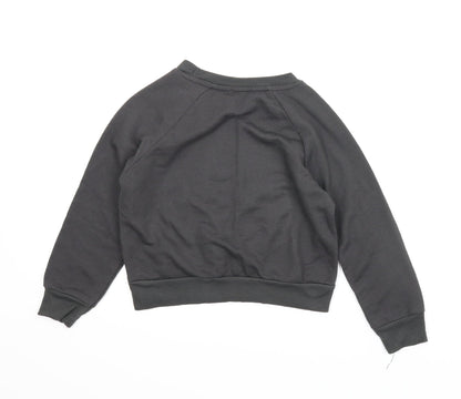 Primark Girls Grey   Pullover Sweatshirt Size 7-8 Years