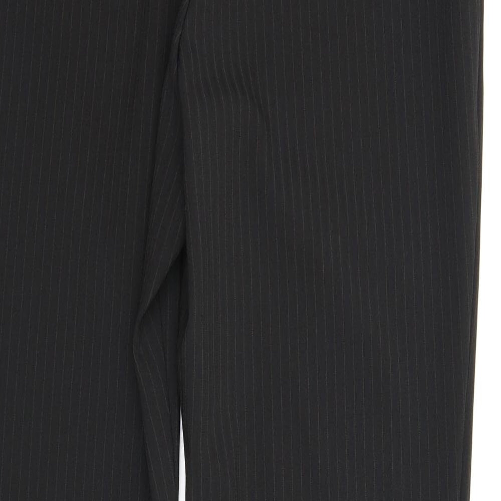 Womens UK Size 14 M&S Regular Fit  Black Trousers