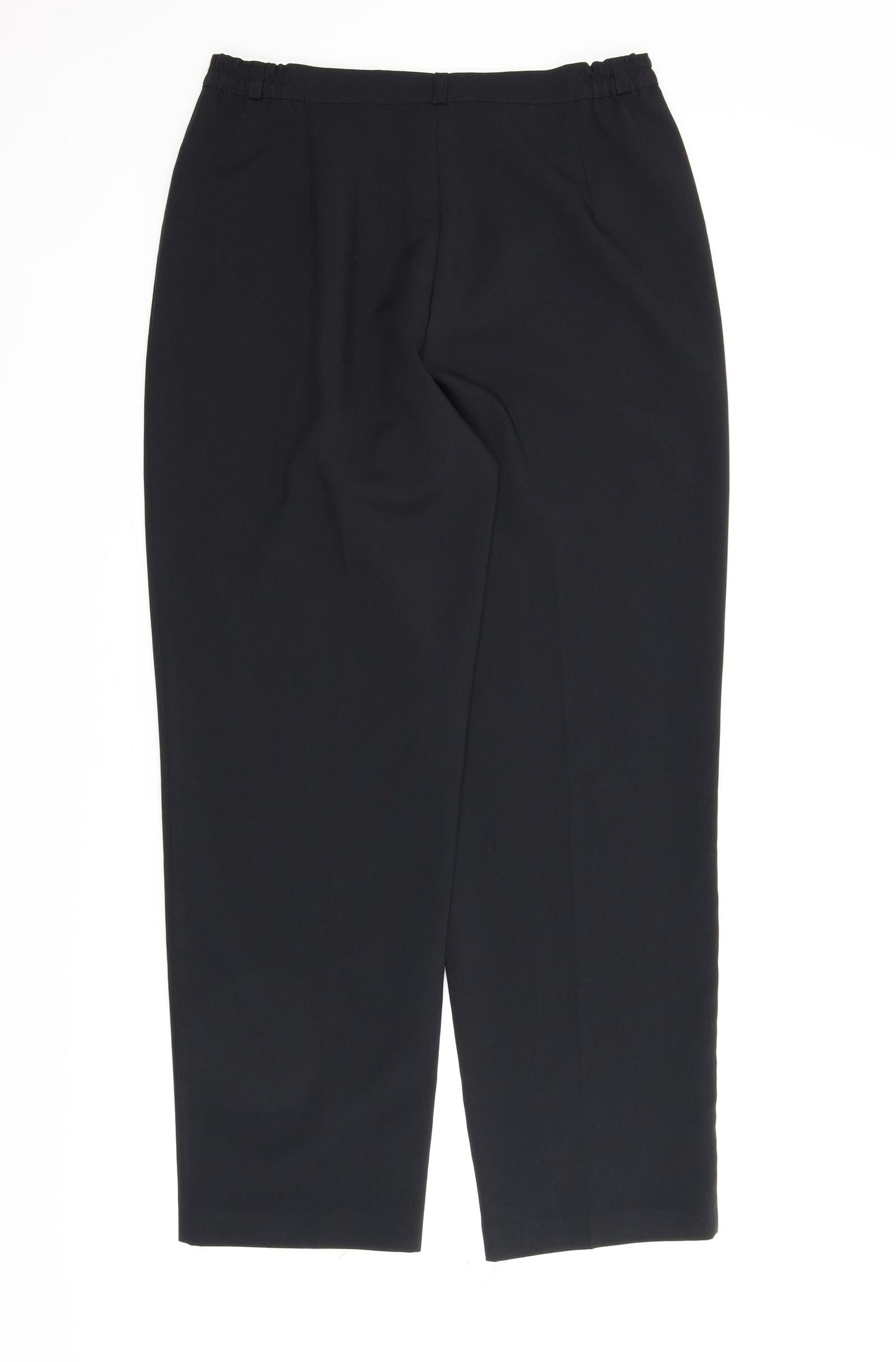 Womens UK Size 14 BHS Regular Fit  Black Trousers
