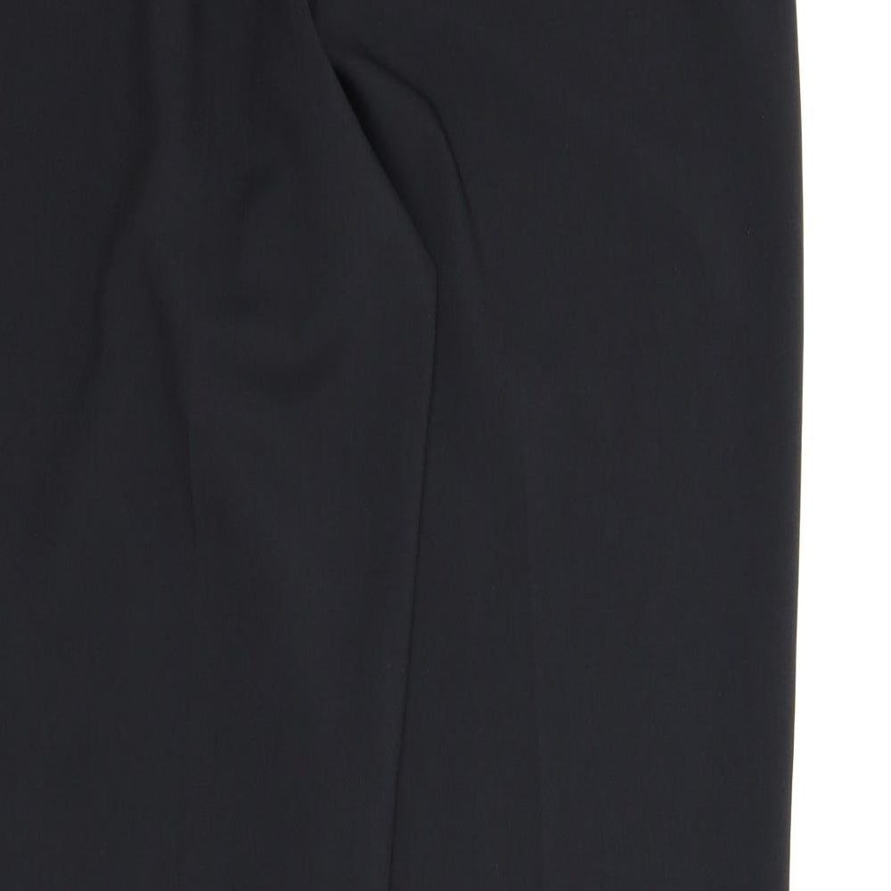 Womens UK Size 14 BHS Regular Fit  Black Trousers