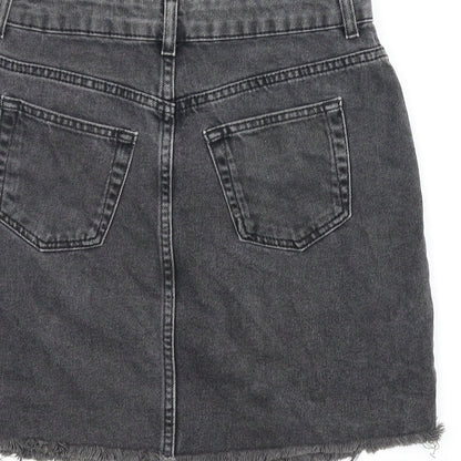 Womens UK Size 8 Topshop A-Line Denim Skirt