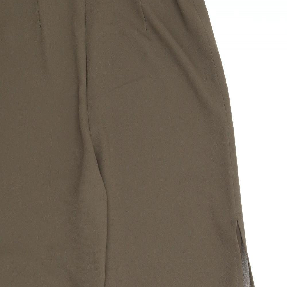 Womens UK Size 14 Roman Regular Fit  Brown Trousers