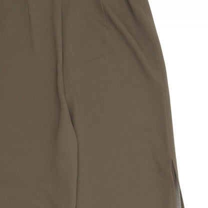Womens UK Size 14 Roman Regular Fit  Brown Trousers