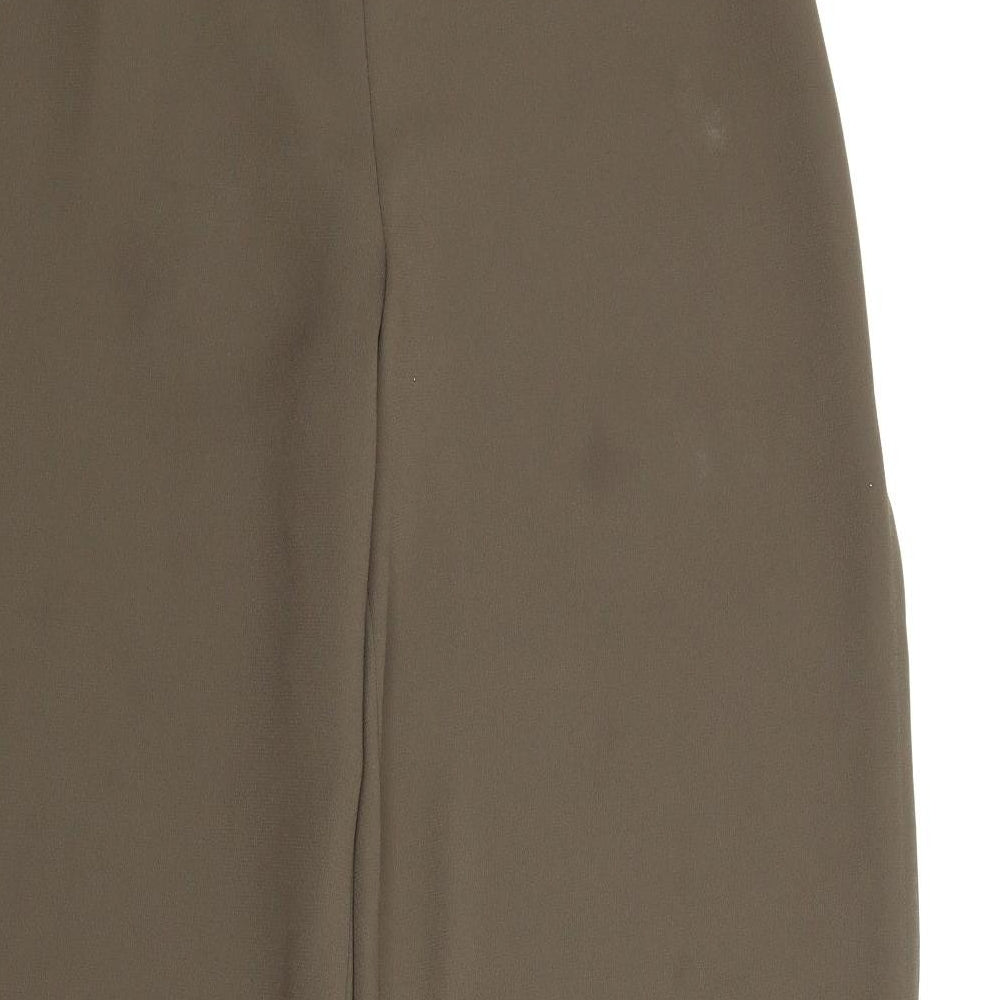 Womens UK Size 14 Roman Regular Fit  Brown Trousers